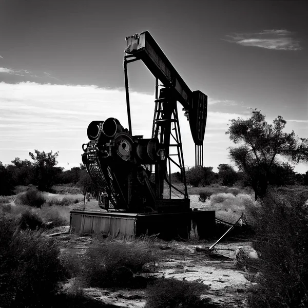 an old oil pump in the middle of nowhere, western arizona desert photo taken on august 20, 2012 by jeff mc
