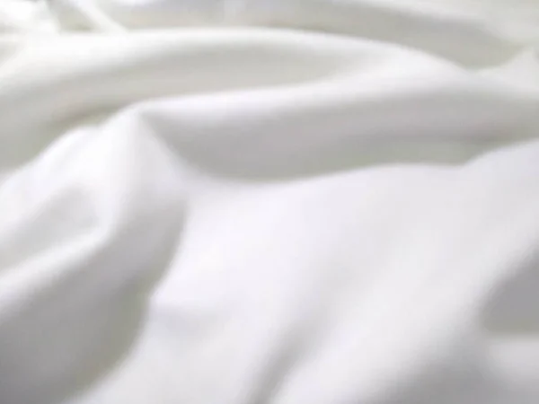 Tecido Seda Branco Textura Fundo — Fotografia de Stock