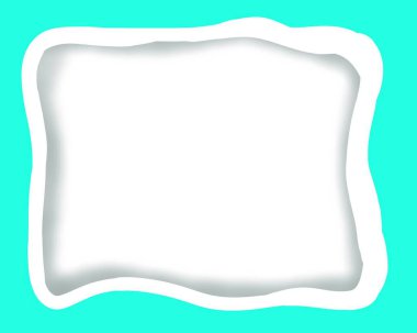 Beyaz kağıt desenli soyut mavi arkaplan