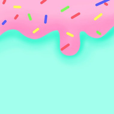 Kopya alanı ile renkli soyut arkaplan