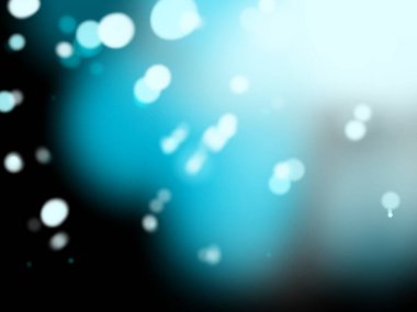 Açık mavi zemin, noktalı, yıldızlı. Soyut arkaplanda bulanık yıldızlarla parlayan bir illüstrasyon. Gelecekçi web siteleri ve kitapçıklar için desen.