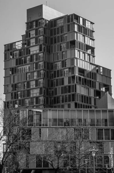 stock image Photograph of a part of the Bac de Roda neighborhood in Catalonia Spain.