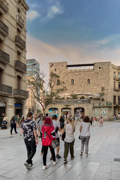 Barcelona Spanyolország Június 2023 Általános Kilátás Homlokzat Royal Artistic Circle — Stock Fotó