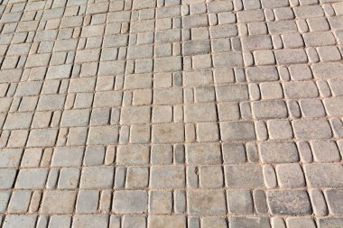 Eski kaldırım kaldırımının soyut arkaplanı