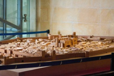 Tarragona, İspanya - 15 Nisan 2024: Tarragona 'nın minyatür yeniden inşası