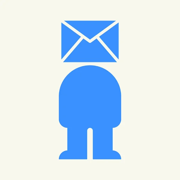 Human Message Logo Ontwerp Concept Met Menselijk Lichaam Boodschap Symbool — Stockvector