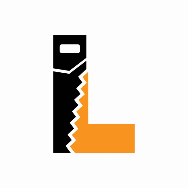 Diseño Del Logotipo Sierra Letra — Archivo Imágenes Vectoriales