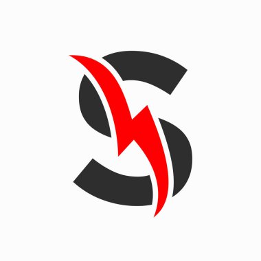 S harfi üzerine ilk elektrik logosu Güç Simgesi, Volt Gök Gürültüsü Sembolü