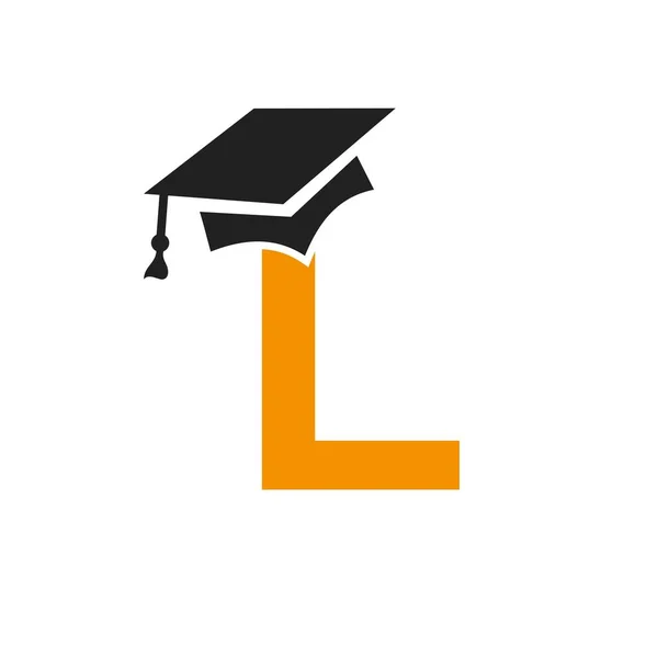 Carta Inicial Educação Logo Design Combine Com Modelo Vetor Ícone —  Vetores de Stock