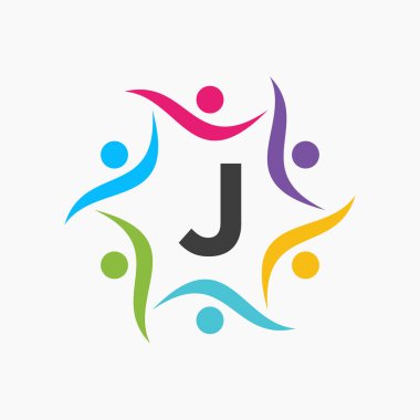 J şablonundaki birlik logosu. Yardım İşareti, İletişim, Takım Sembolü, Birlik Simgesi