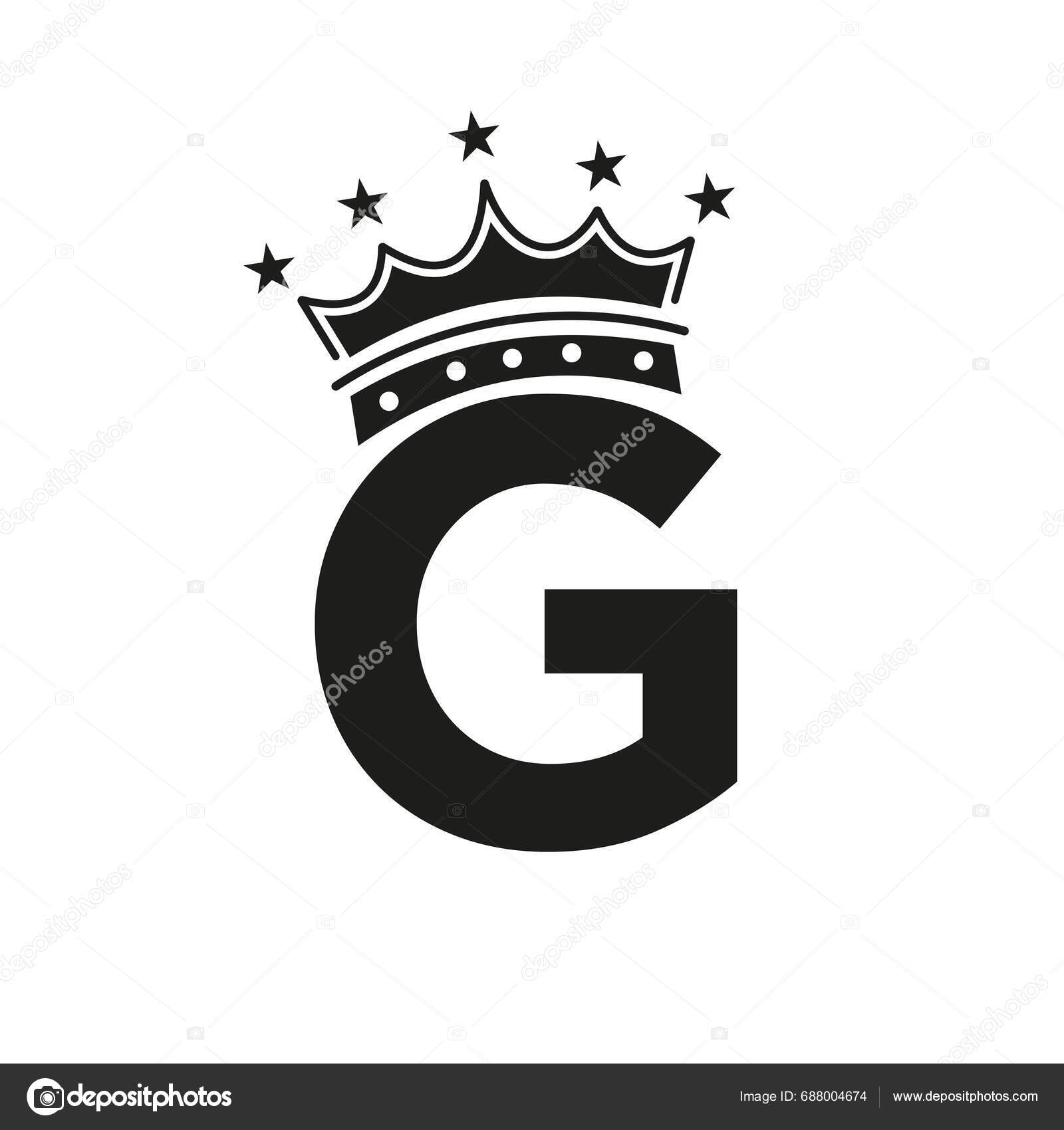 Crown Logo Letter Star Icon Luxury Symbol Vector Template Stock Vector ...