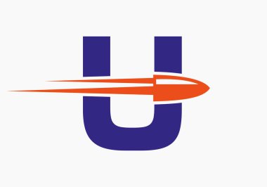 Hareket eden mermi sembollü U harfi üzerindeki kurşun logosu