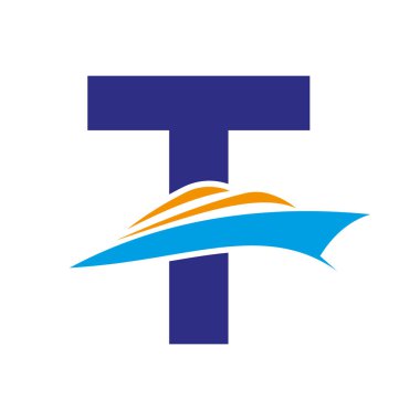 T harfine ilk gemi logosu, Tekne Sembol Şablonu ile donanma işareti