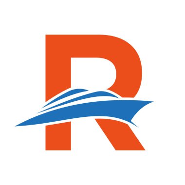 R harfine ilk gemi logosu, Tekne Sembol Şablonu ile Donanma İşareti