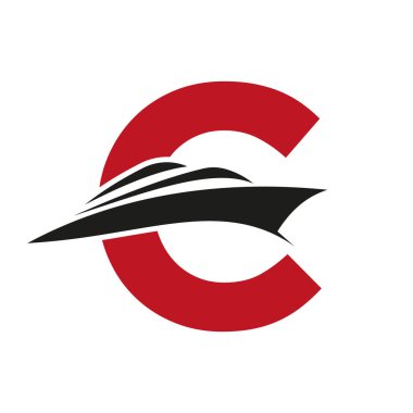 C harfine ilk gemi logosu, Tekne Sembol Şablonu ile Donanma İşareti