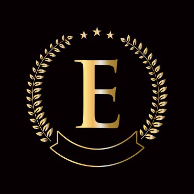 E harfinin ilk logosu Eğitim, Üniversite ve Akademi Sembolü