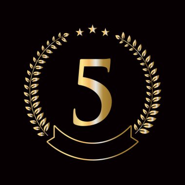 İlk Mektup 5 Eğitim, Üniversite ve Akademi Sembolü Logosu