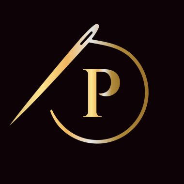 P Harfi Terzi Logosu, Giysi, Nakış, Tekstil, Moda, Kumaş, Kumaş, Kumaş İşareti