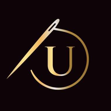 Harf U Terzi Logosu, Giysi, Nakış, Tekstil, Moda, Kumaş, Kumaş, Kumaş İşareti