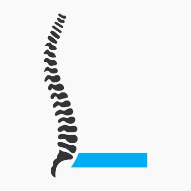Kayropraktik logo tasarımı, Tıbbi Fizyoterapi Sembolü için L omurga logosu kavramı