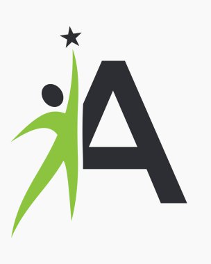 Sağlık, Spor, Biyoloji, Fitness veya Tıbbi Sembol İçin Sağlık Logosu İlk Mektup