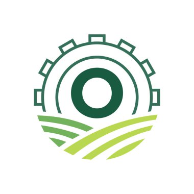 Tarım Logosu O. Tarım Logosu Sembol Vektörü ve Şablonu