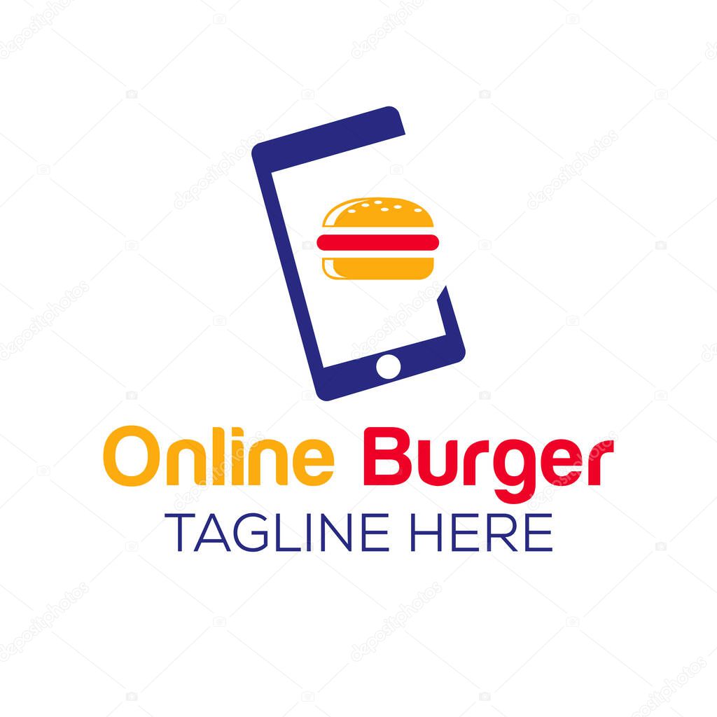 Buy Online Burger Logo Design For Restaurant And Cafe Symbol
