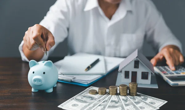 Yatırım Evini Kredi Finansmanı Konseptiyle Kurtarıyorum Konut Emlak Işi Için — Stok fotoğraf