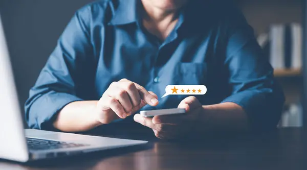 Writing reviews from customers who use the products and services of the store to express their satisfaction and increase the credibility of the store. Product or service review ideas from customers.