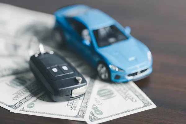 car loan concept, Saving money for car concept, trade car for cash concept, finance concept.