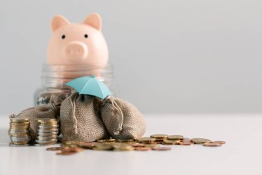 Bankada para biriktirmek ve mülkiyet ve hisse senetlerine stratejik yatırımlar yapmak sermayenizi artırırken mali durumunuzun güvende olmasını sağlayabilir. kavram, hesap, borç, kazanç, gelir, kâr