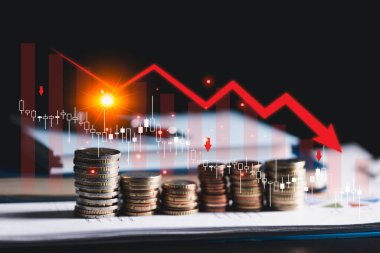 Küresel ekonomik kriz, yükselen enflasyon, finansal kriz, düşen borsa çöküşü, düşen grafikler, grafikler, enflasyon kavramı ve dünya ekonomisindeki yüksek faiz oranlarıyla ekonomik durgunluk ile damgalanmıştır..