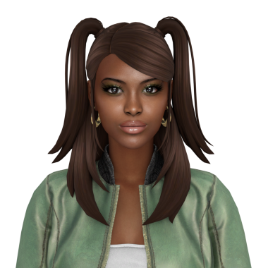 Şık giyinmiş güzel siyah bir kadın.