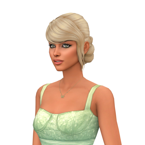 Güzel, genç bir kadın, beyaz saçlı, izole edilmiş bir portrede.