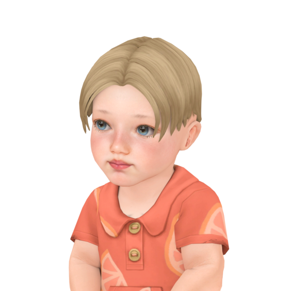 Sarışın, yaz tişörtü giyen, izole edilmiş portresi olan tatlı, küçük bir çocuk.