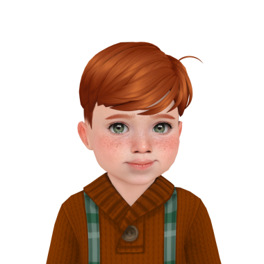 Kısa kızıl saçlı, çilli, süveter giyen, gülümseyen, izole edilmiş portresi olan küçük tatlı bir çocuk.