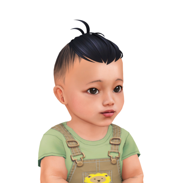 Yeşil tişörtlü, küçük, şirin bir çocuk. Ayrılmış bir portre.