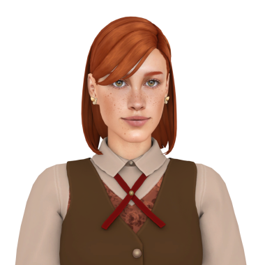 Düz, kızıl saçlı ve çilli güzel bir kadın, özel bir elbise giyiyor, izole edilmiş bir portre.