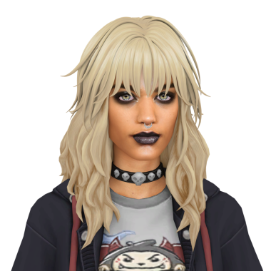 Güzel, tuhaf, sapkın sarışın, asi, punk saçlı, havalı kıyafetler giyen ve izole edilmiş bir portresi olan bir kadın.