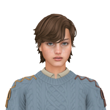 Gri kazaklı, izole edilmiş portresi olan genç ve güzel bir kadın.