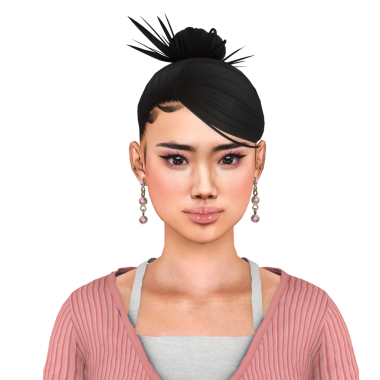 Gündelik giysiler içinde güzel bir Asyalı kadın, izole edilmiş portre.