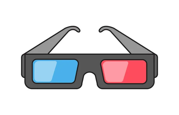 Kreslený Brýle Film Vektorové Ilustrace — Stockový vektor