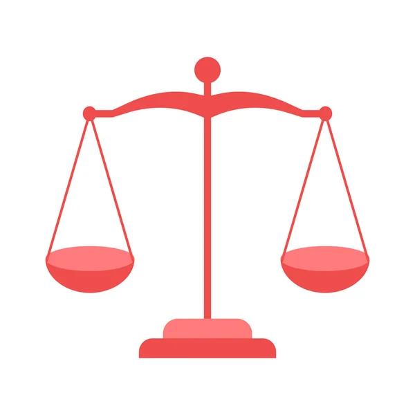 Equilibrium Balance Law Symbol Vector Illustration — Stock Vector