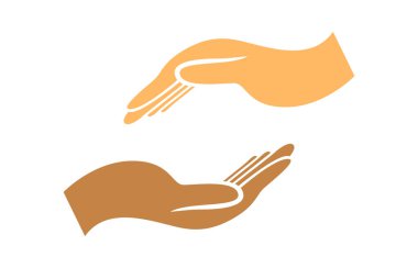 Eller Bakım Hareketi Düz Vektör İllüstrasyonu