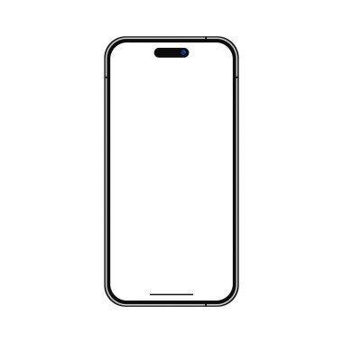 Gerçekçi Akıllı Telefon Mobil Aygıtı Moda Vektörü Moda Şablonu