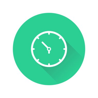 Saat Dairesel Gölge Simgesi İzole Edilmiş Vektör ResmiComment