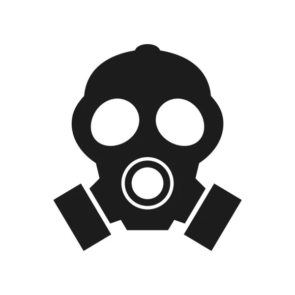 Maska Gazowa Respirator Izolowana Ilustracja Wektora — Wektor stockowy