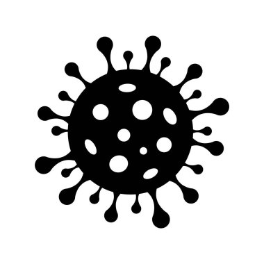 Corona Virüs Silüeti Sembolü İzole Vektör Simgesi ResmiComment