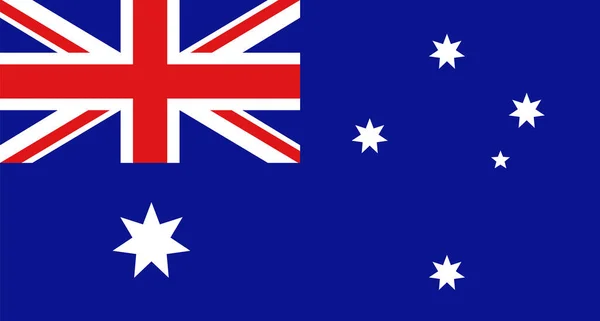 Australien National Flag Vector Illustration — Stock vektor