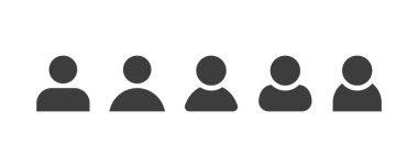 Kullanıcı Profili Avatar Biçim Simgesi Vektör İllüstrasyonu Ayarları